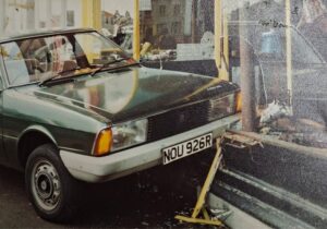 A car crashes into our Bristol store in 1989!