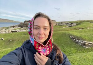 Marina visiting Orkney