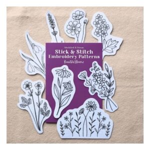 Made ln Scotland Wildflowers Stick & Stitch patterns