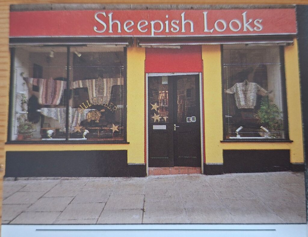 Sheepish Looks in the Grassmarket 1987